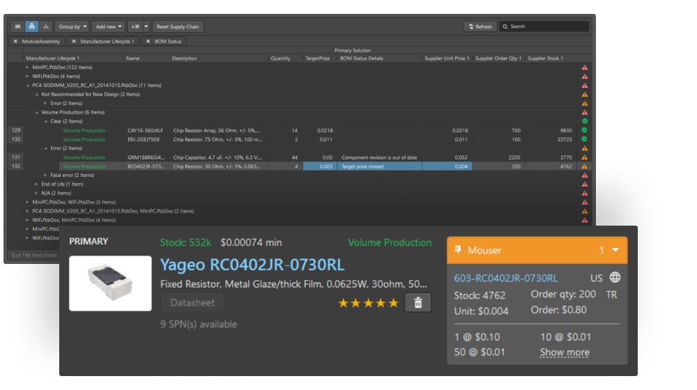 ActiveBOM-real-time-supply-chain-data