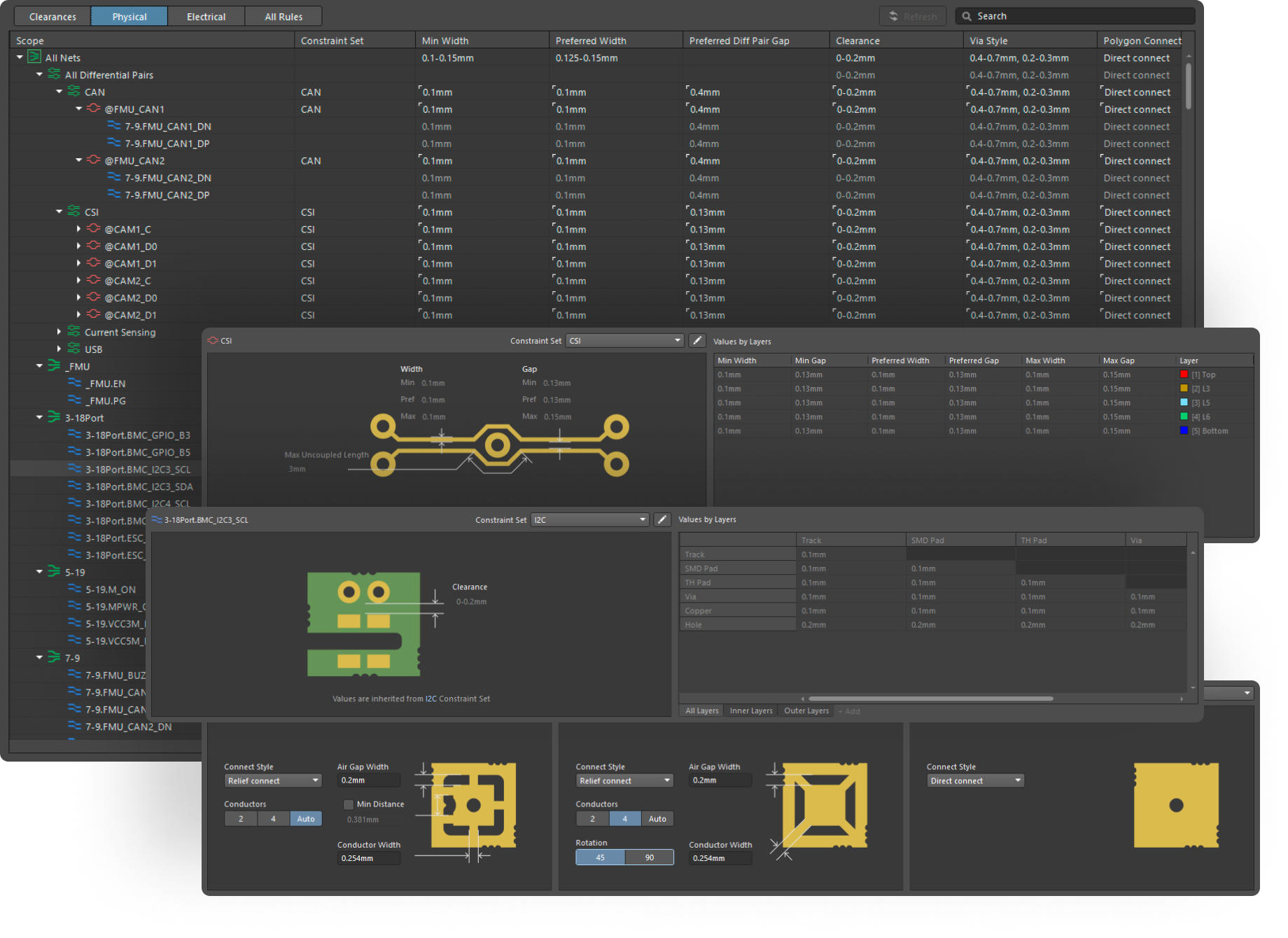 Efficient User Interface for Complex Designs
